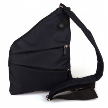 Мужская сумка Cross Body 4634 Мессенджер антивор на плечо рюкзак слинг Чёрная (200907)