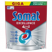 Таблетки для посудомоечных машин Somat Excellence 60 шт. (9000101808087) (247907)