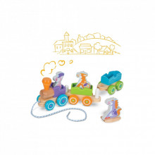 Игровой набор Melissa&Doug деревянный поезд с животными (MD14608) (333907)