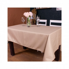 Скатерть MirSon Хлопок №002 Beige Strong 130x260 см (2200006737629) (330117)