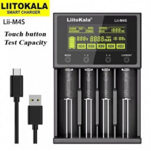 Интеллектуальное зарядное устройство LiitoKala Lii-M4S для АА, ААА, 18650, 26650 Li-ion, Ni-MH/Ni-Cd аккумуляторов с функцией (197217)