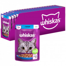 Влажный корм для кошек Whiskas Тунец в желе 85 г (5900951302381) (201217)