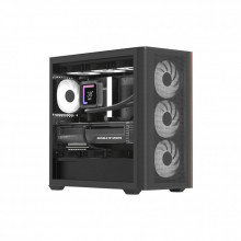 Корпус для ПК AeroCool D301A-G-BK-v2 Black (ACCS-DS03043.11) (342217)