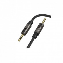 Кабель мультимедийный 3.5mm M to 3.5mm M 1.0m black BOROFONE (6941991117725) (320317)