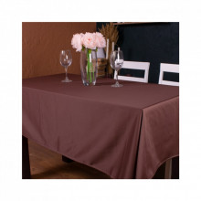 Скатерть MirSon Водонепроницаемая №401 Satin Waterproof Chocolate 100x140 см (2200006723387) (329317)