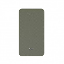 Батарея универсальная Hama 20000mAh, 15W/5V/3A, USB-C, USB-A, green (00201716) (341517)