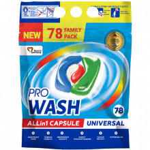 Капсулы для стирки Pro Wash All in 1 Universal 78 шт. (4260637723000) (340817)