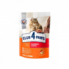 Сухой корм для кошек Club 4 Paws Премиум. С эффектом выведения шерсти 300 г (4820083909313) (201027)