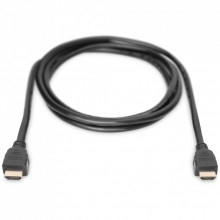 Кабель мультимедийный HDMI M to HDMI M 2.0m Digitus (AK-330124-020-S) (320027)