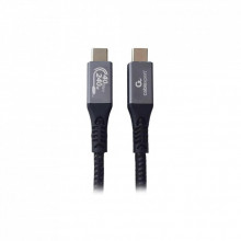 Дата кабель USB-C to USB-C 1.5m USB4 40Gbps/240W(48V5A)/8K60Hz Cablexpert (CCBP-USB4-CMCM240-1.5M) (322027)