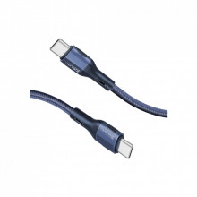 Дата кабель USB-C to USB-C 1.2m 60W PD FletchLink-CC blue Promate (fletchlink-cc.blue) (323127)