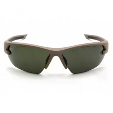 Защитные очки Venture Gear Tactical Semtex 2.0 Tan (лесно-серые) Anti-Fog, черно-зеленые в песчаной оправе (344127)