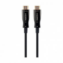 Кабель мультимедийный HDMI to HDMI 10.0m AOC V.2.0, 4K 60Hz Gold Cablexpert (CCBP-HDMI-AOC-10M-02) (237327)