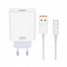 Зарядное устройство XO USB 120W + cable USB to USB-C white (XO-L128U) (323327)