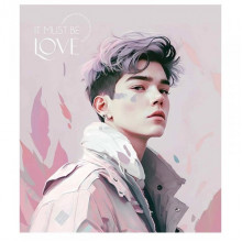 Тетрадь общая "It must be love" 036-3290K-1 в клетку, 36 листов