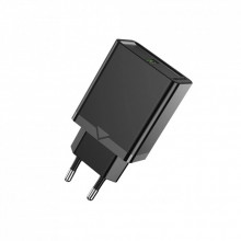 Зарядное устройство Vention 1xUSB 18W (USB-A) QC3.0 black (FABB0-EU) (239427)