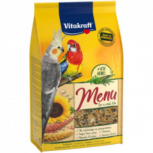 Корм для птиц Vitakraft Menu для нимф и крупных попугаев 1 кг (4008239210036) (256427)