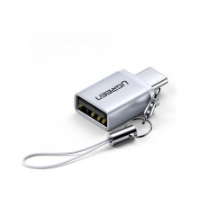 Переходник OTG USB 3.0 AF to USB-C gray UGREEN (50283) (341427)