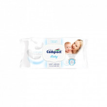 Детские влажные салфетки Ultra Compact Sensetive 72 шт с клапаном (8697420532437) (271527)