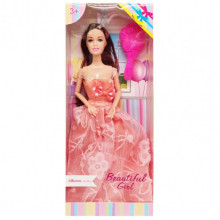 Детская Кукла "Beautiful Girl" D200-216(Orange) в нарядном платье