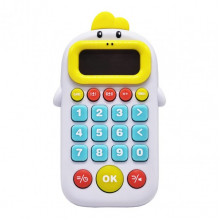 Калькулятор развивающий 99-7(White) со звуком, английская озвучка
