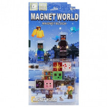 Детский магнитный конструктор "Блоки minecraft" S001-9
