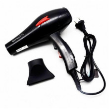 Фен для волос Gemei GM-1706 черный 1500w (176037)