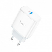 Зарядное устройство HOCO C104A Stage USB-C PD20W White (6931474782892) (322037)