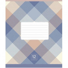 Тетрадь ученическая "Plaid pattern" 018-3345L-4 в линию, 18 листов