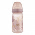 Бутылочка для кормления Canpol babies Easystart GOLD 240 мл антикол. с широким отверстием, розовая (35/240_pin) (273137)