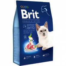 Сухой корм для кошек Brit Premium by Nature Cat Sterilized Lamb 8 кг (8595602553242) (323137)