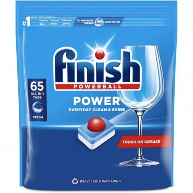 Таблетки для посудомоечных машин Finish All in 1 65 шт. (5900627066654/5908252011551) (239237)