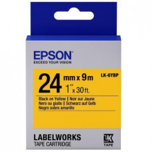 Лента для принтера этикеток Epson LK6YBP (C53S656005) (286237)