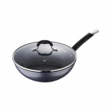 Сковорода MasterPro Home edition, Вок з кришкою, 28 см (BGMP-3289-BK) (289237)