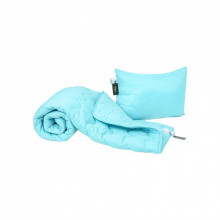 Одеяло MirSon Набор EcoSilk №1658 Eco Light Blue Одеяло 155х215+ подушка (2200002655033) (325237)