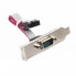 Кабель для передачи данных 1xCOM Low profile Cablexpert (CC-DB9ML-01) (174837)