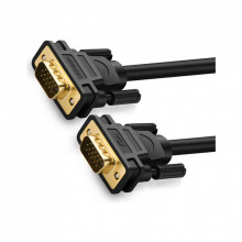 Кабель мультимедийный VGA M to VGA M 1.0m VG101 black Ugreen (11673) (320837) Кабель мультимедийный VGA M to VGA M 1.0m VG101 black Ugreen (11673) (320837)