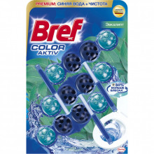 Туалетный блок Bref Цветная вода Эвкалипт 3х50 г (9000101352986/9000101545678) (247937)
