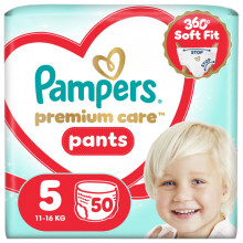 Подгузники Pampers Premium Care Pants Розмір 5 (11-16 кг) 50 шт (8006530320085) (346047)