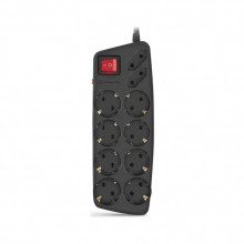 Сетевой фильтр питания REAL-EL REAL-EL RS-10 Protect, 5m, black (EL122300040) (240147)