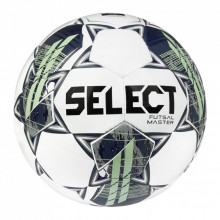 Мяч футзальный Select Master v22 біло-зелений Уні 4 (5703543298334) (280147)