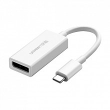 Переходник USB-C to DisplayPort Adapter MM130 white Ugreen (40372) (249247)