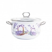 Кастрюля Gusto Корзина Лаванды Premium 16 см 2,1 л GT-T-216-BL (103445) (287247)