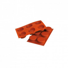 Форма для выпечки Silikomart "Циліндр" 70 mm h27 , 6 x 103,5 ml (SF205/C) (289347)