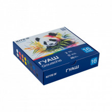 Гуашевые краски Kite Classic 16 цветов х 20 мл (K-096) (230447)