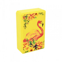 Блок для йоги "Фламинго" MS 0858-13(Yellow) EVA 23 х 15 х 7,5 см