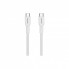Дата кабель USB-C to USB-C 1.0m OnWire 60CL C-C 60W COLOR Braided 1m White Canyon (CND-CCAP60AB10W) (322547)