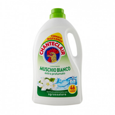 Гель для стирки ChanteClair Muschio Bianco Белый мускус 2.07 л (8015194532598) (236847)
