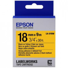 Лента для принтера этикеток Epson LK5YBW (C53S655010) (204057)
