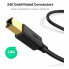 Кабель для принтера USB 2.0 AM/BM 5.0m US135 black Ugreen (10352) (319157)